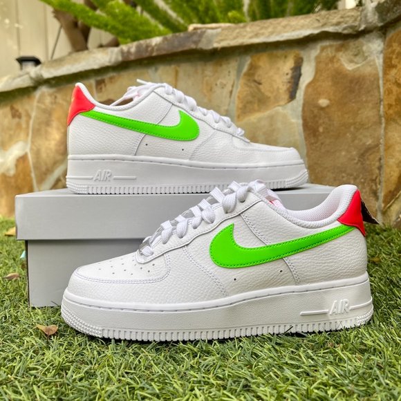 Nike Shoes - Nike Air Force 1 white green shoes